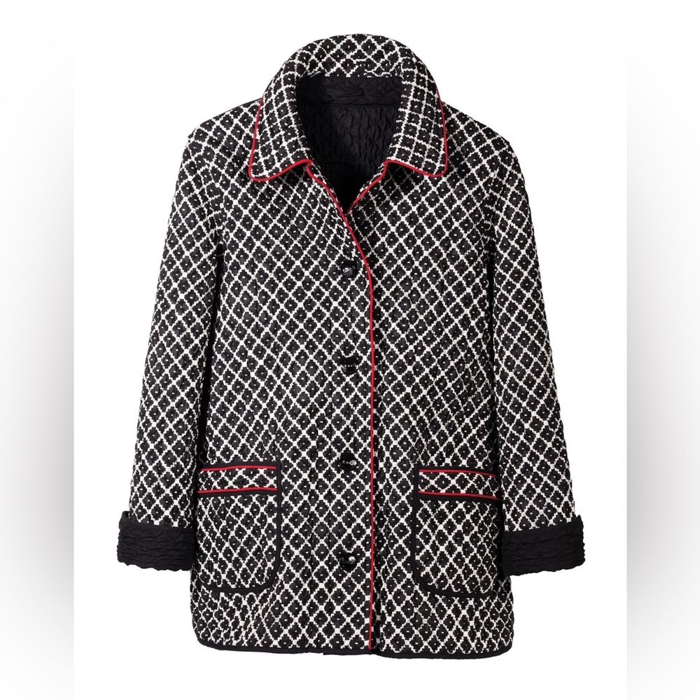 LANDI Fancy Quilted Reversible Jacket Made In Italy
